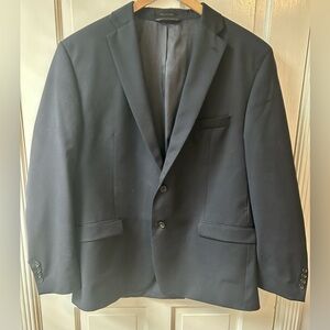 Ralph Lauren  Navy Wool Suit Jacket Blazer Size 48R
